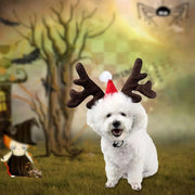 Dog Cat Headband Moose Antlers Christmas Pet Decorations